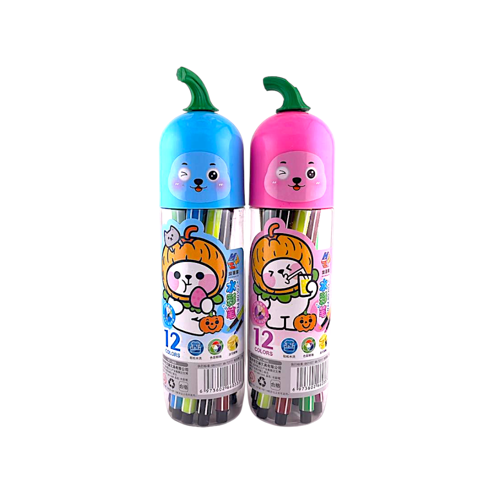Caneta Hidrográfica Color Pen (12 cores) - 1666-12