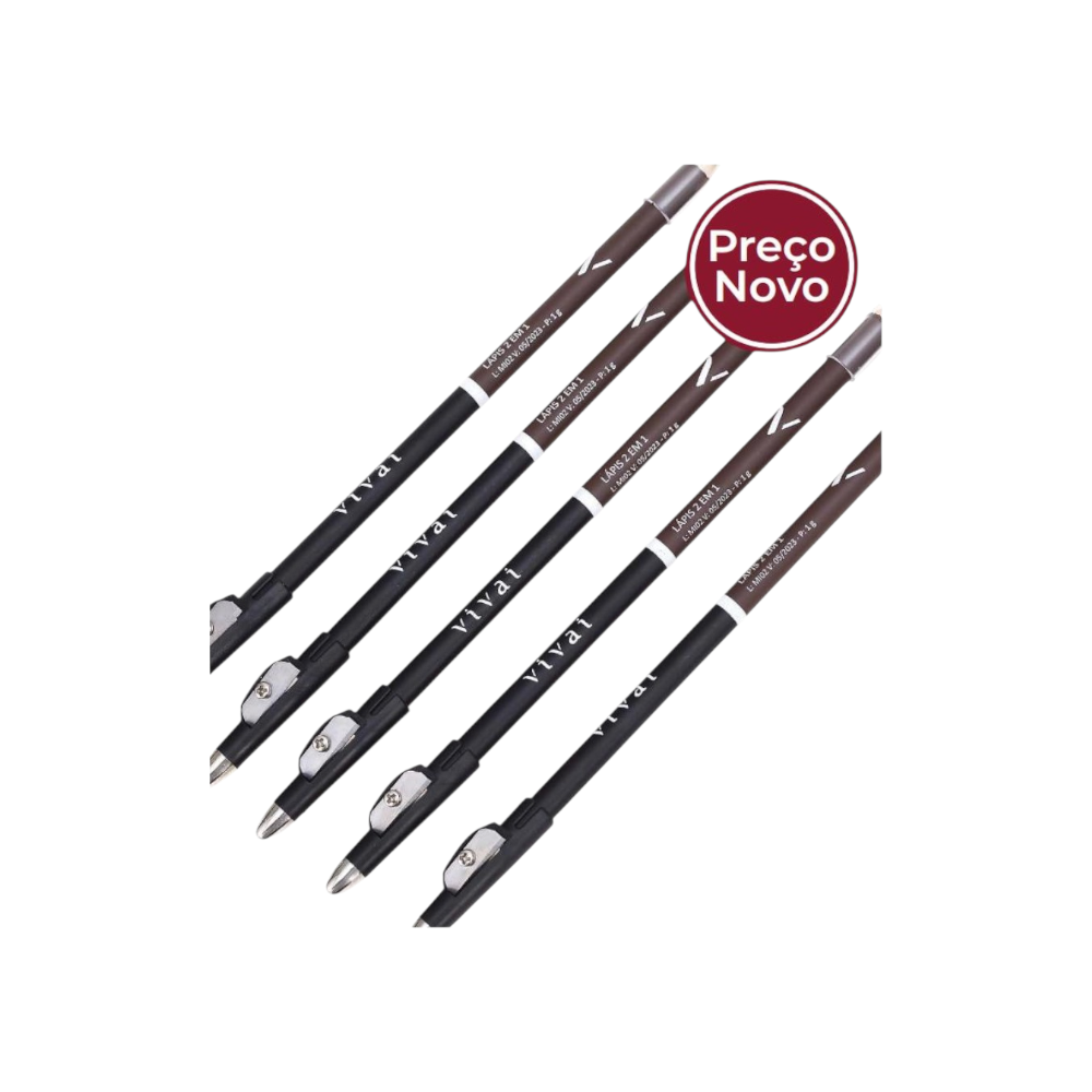 LÁPIS DUAS PONTAS VIVAI -2010.1.4