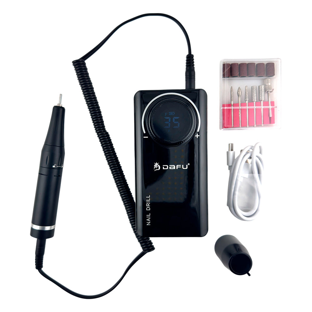 Lixadeira Elétrica para Unhas Preta Dafu
