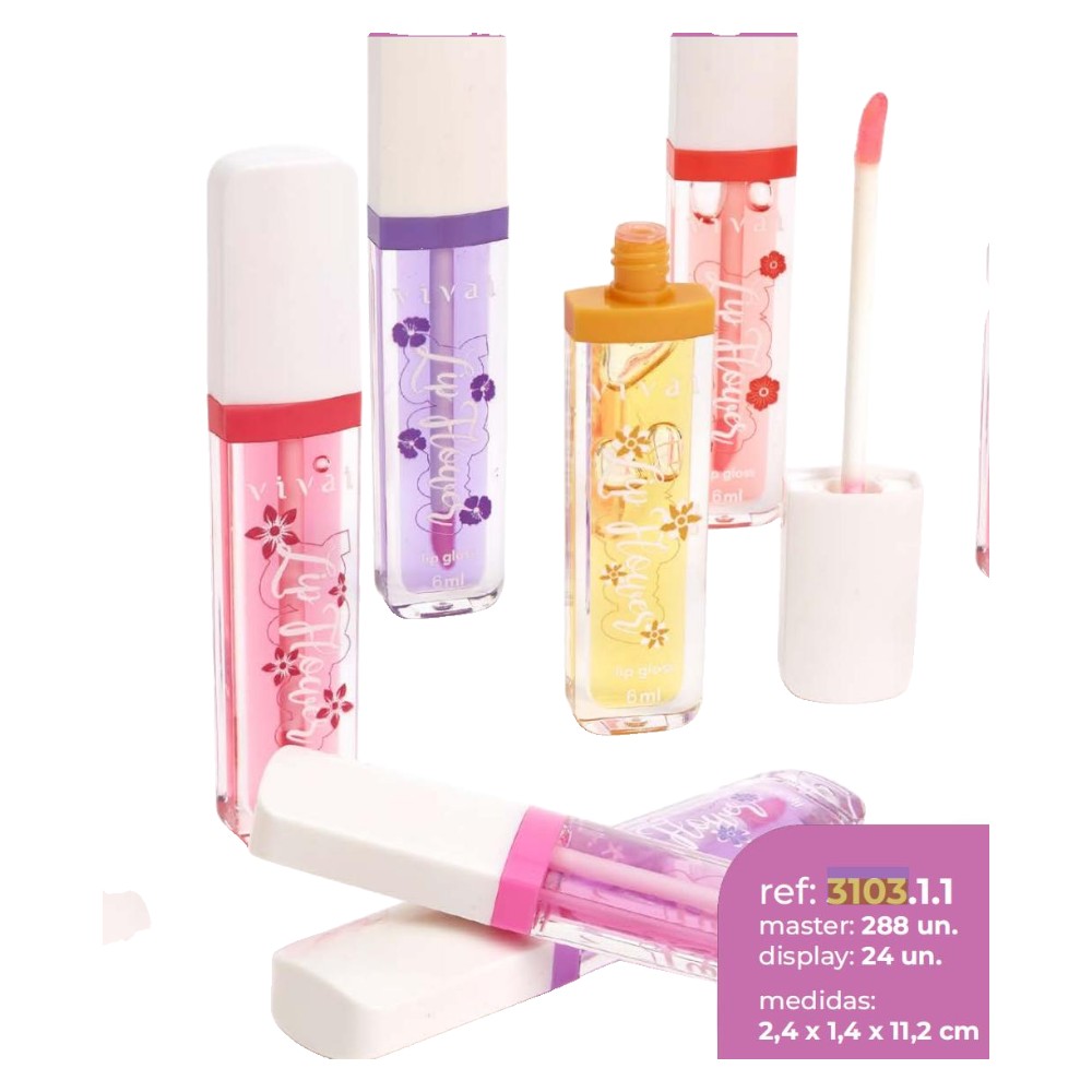 LIP GLOSS MÁGICO LIP FLOWER VIVAI -3103.1.1