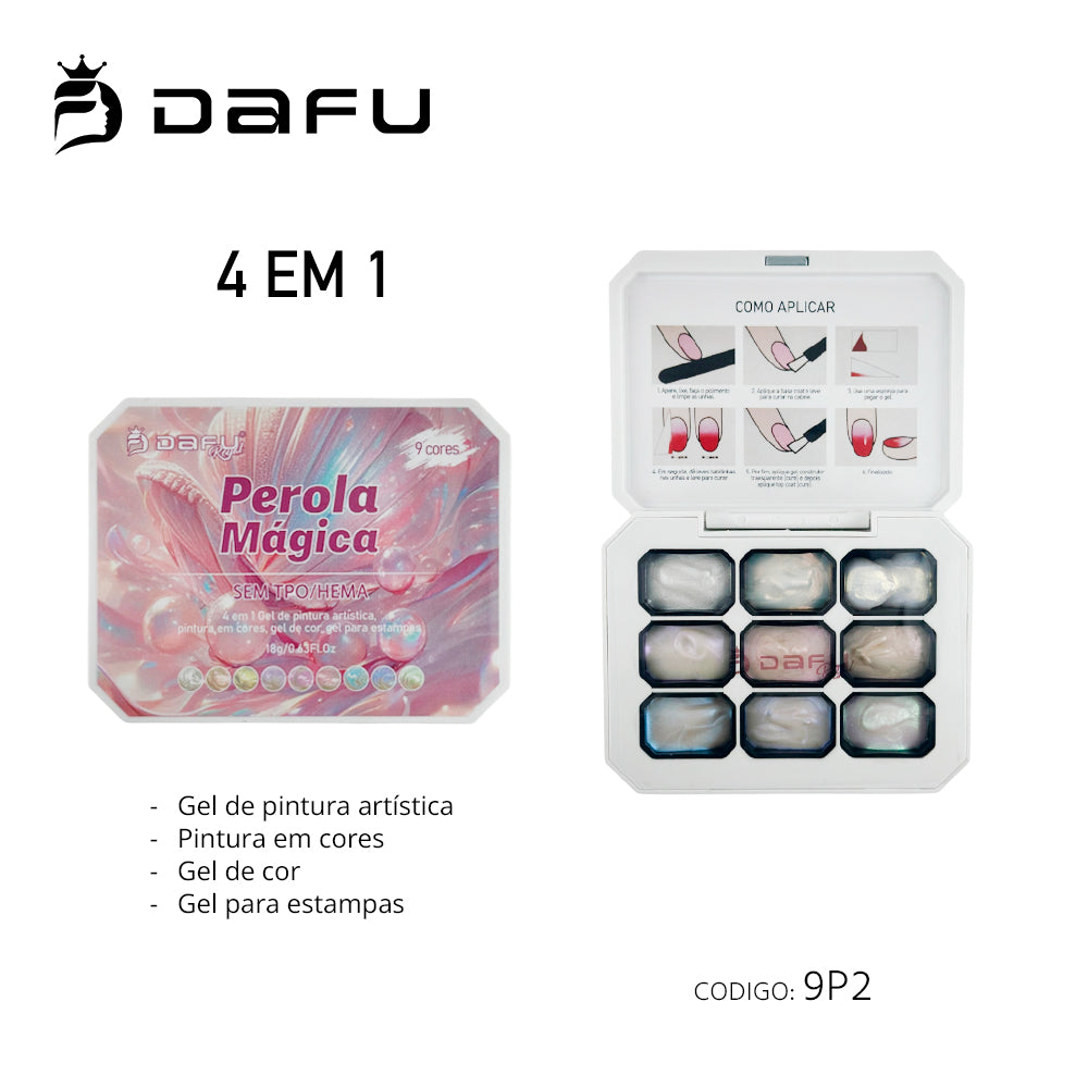 Gel Artístico 4 em 1 Tons Pasteis - 9P2