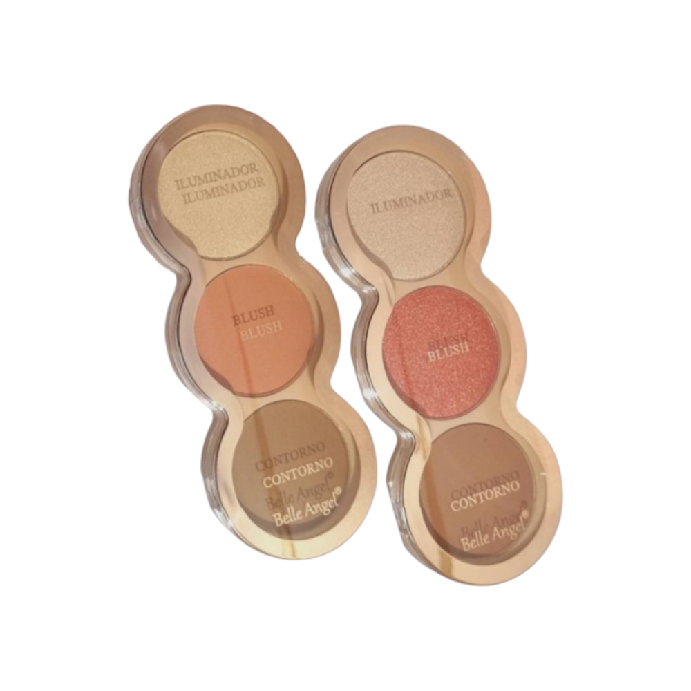 ILUMINADOR, BLUSH E CONTORNO -B133