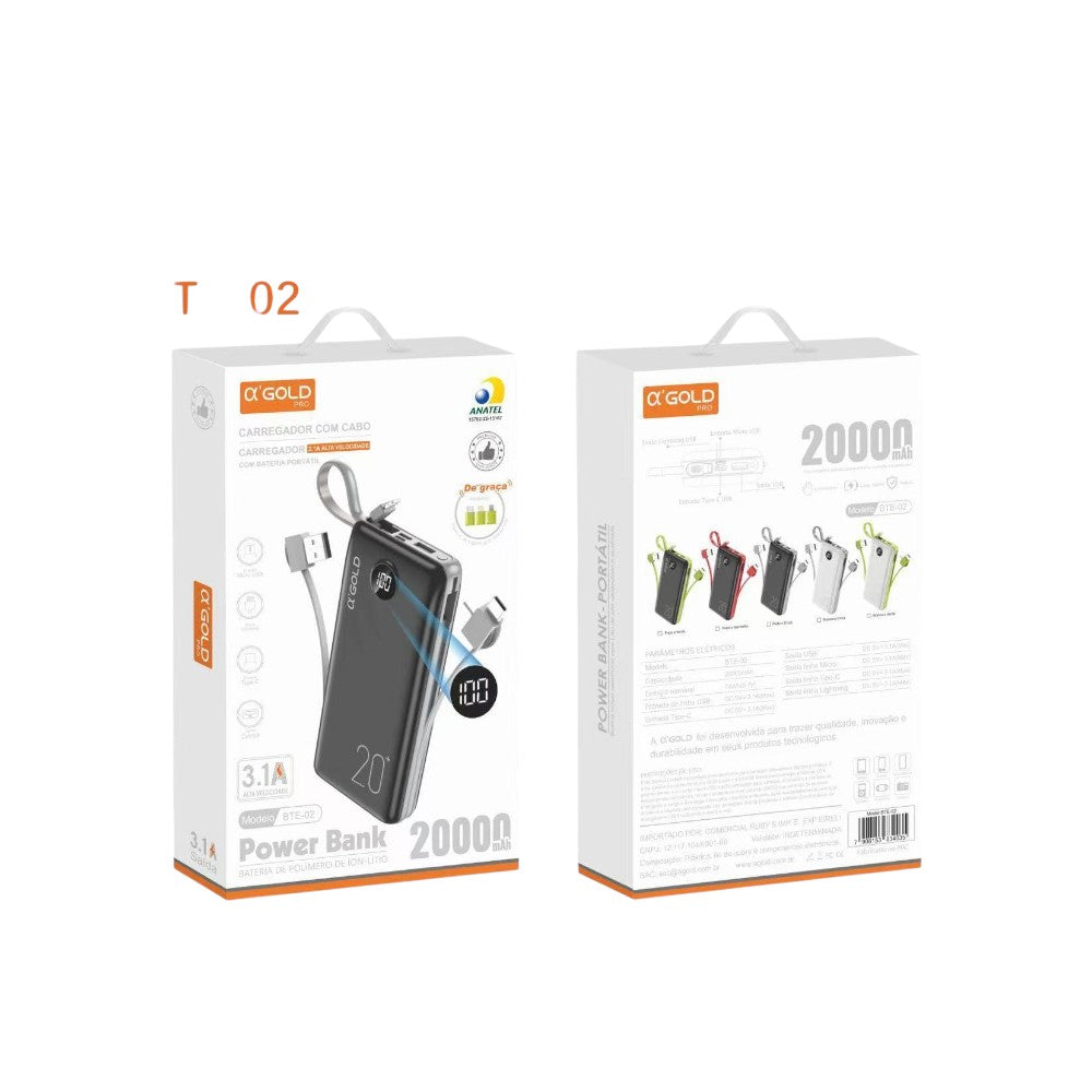 CARREGADOR PORTATIL BTE-02