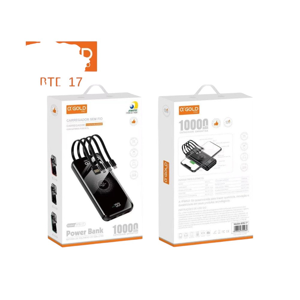 CARREGADOR PORTATIL BTE-17