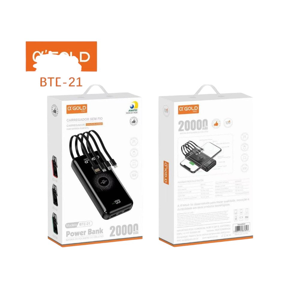 CARREGADOR PORTATIL BTE-21