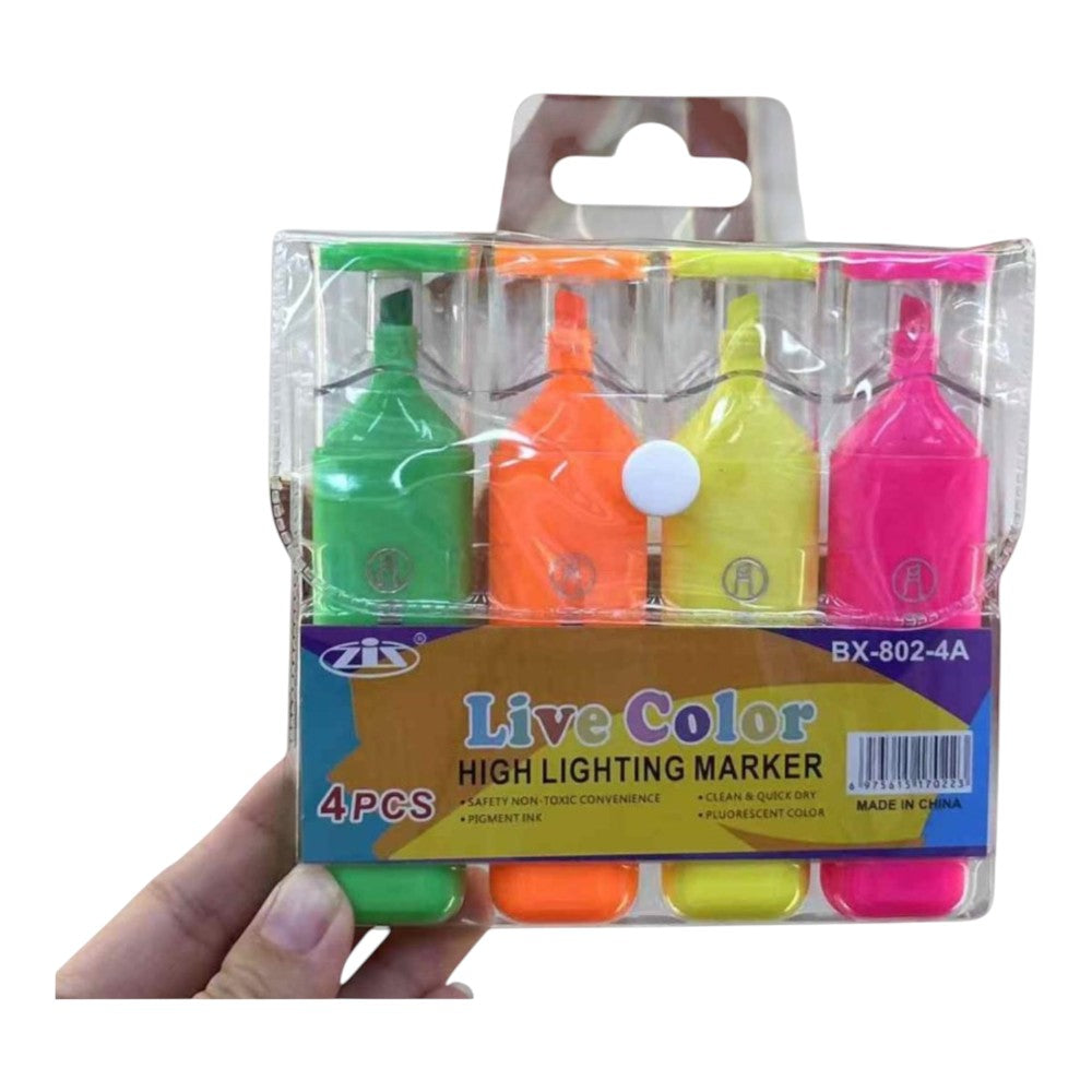 Caneta marca texto -BX-802-4A