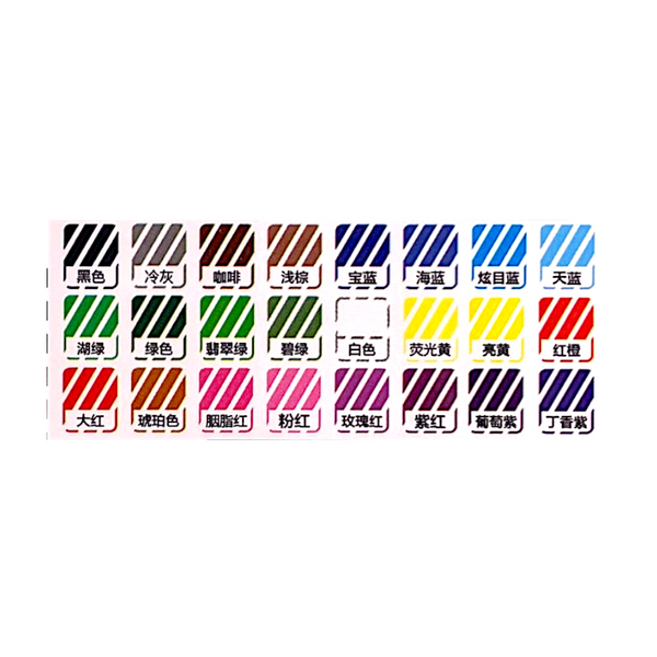 Caneta Acrylic Marker (24 cores) - CY6628-24