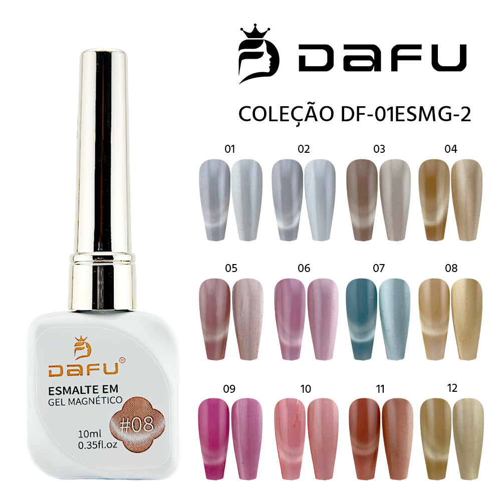 Esmalte em Gel Magnético Dafu - Box com 12 unidades ( 12 Cores )