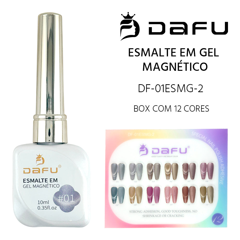 Esmalte em Gel Magnético 12 Cores - 10ml - DF-01ESMG-2