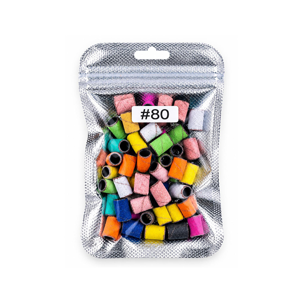 Lixa Refil Colorida Para Broca Lixadeira Elétrica de Unha 80# - DF-BL1004-80