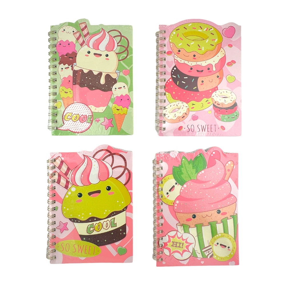 Caderno Coleção Sweet - 10x13,5cm - 12 unidades