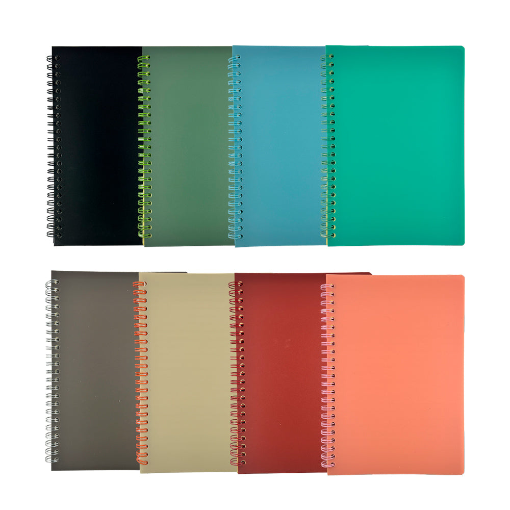 Caderno Espiral Liso - 14,5x21cm - 8 unidades