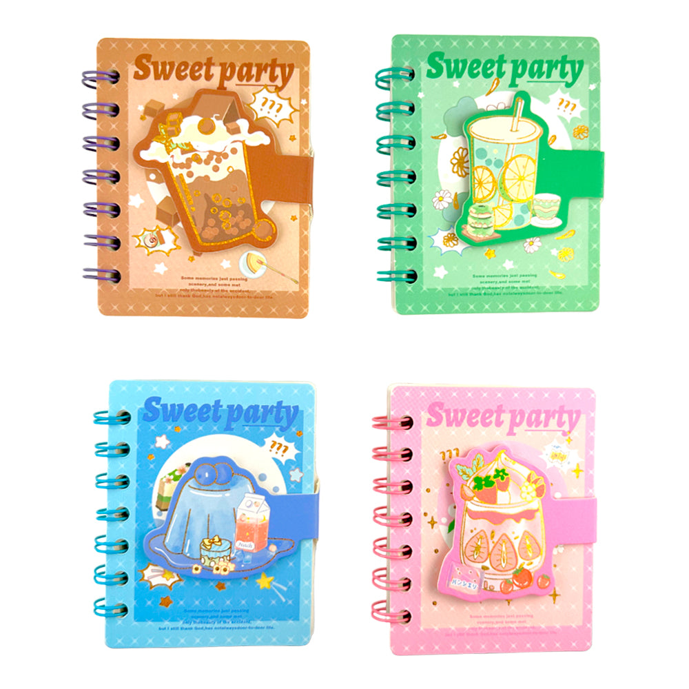 Caderno Coleção Sweet Party  #05 - 10,5x9cm - 24 unidades