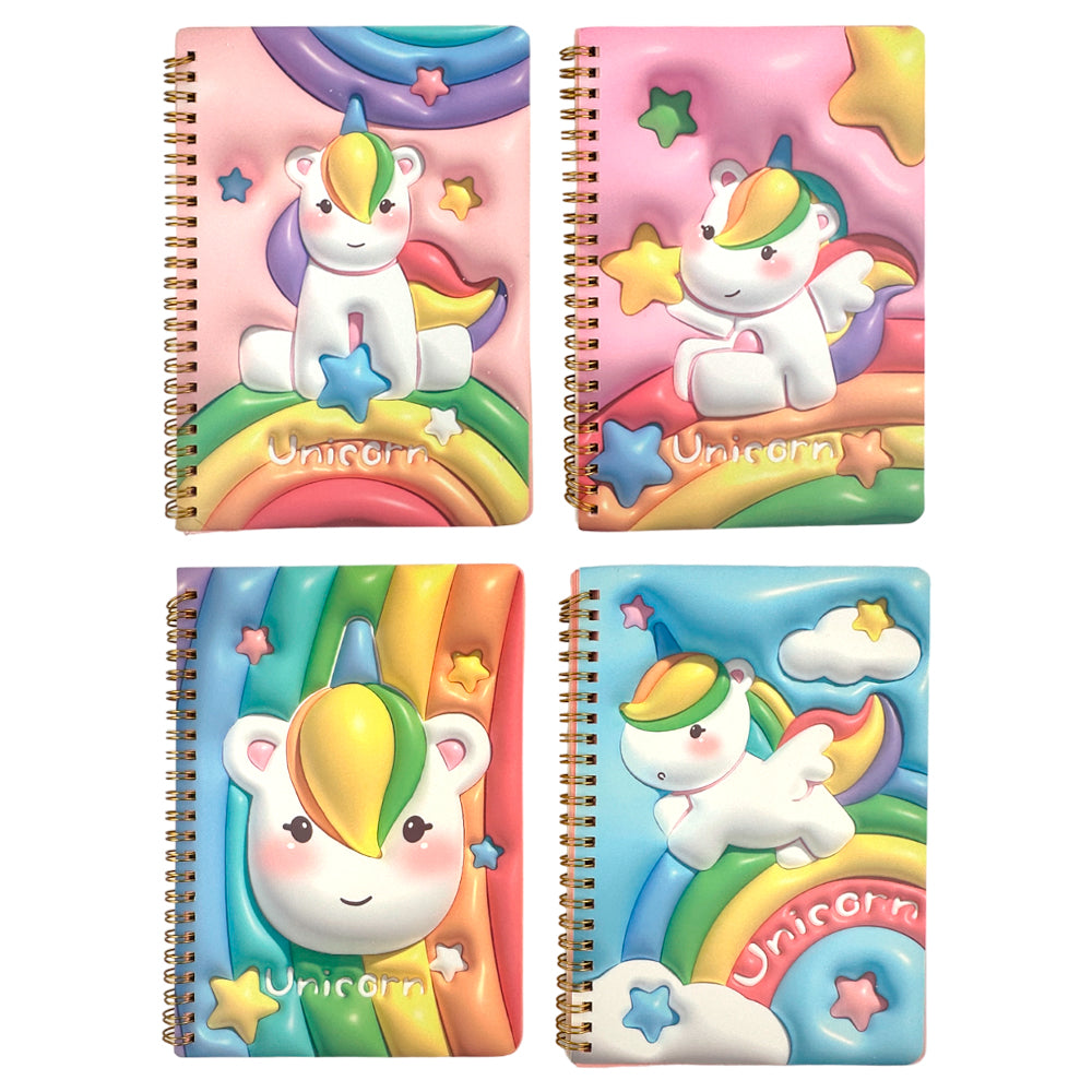 Caderno Coleção Unicórnio - 15x20,5cm - 12 unidades