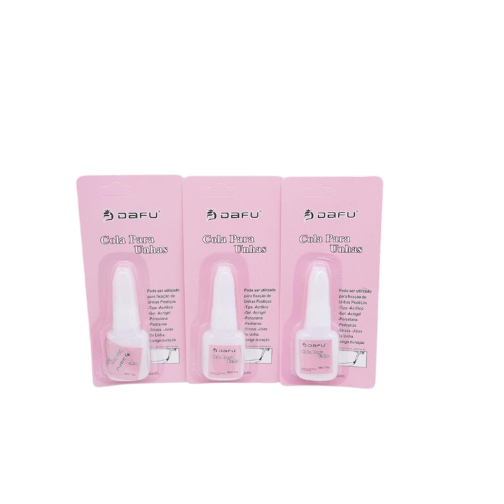 Cola Para Unhas 12 unidades Dafu - DF-CL010001-03-03