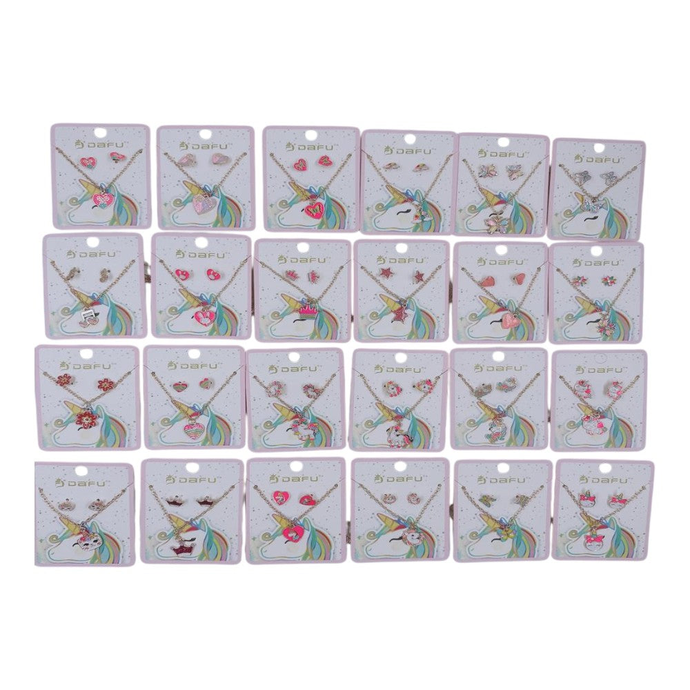 KIT COLAR E BRINCO INFANTIL DF-CL23100124- 01-24