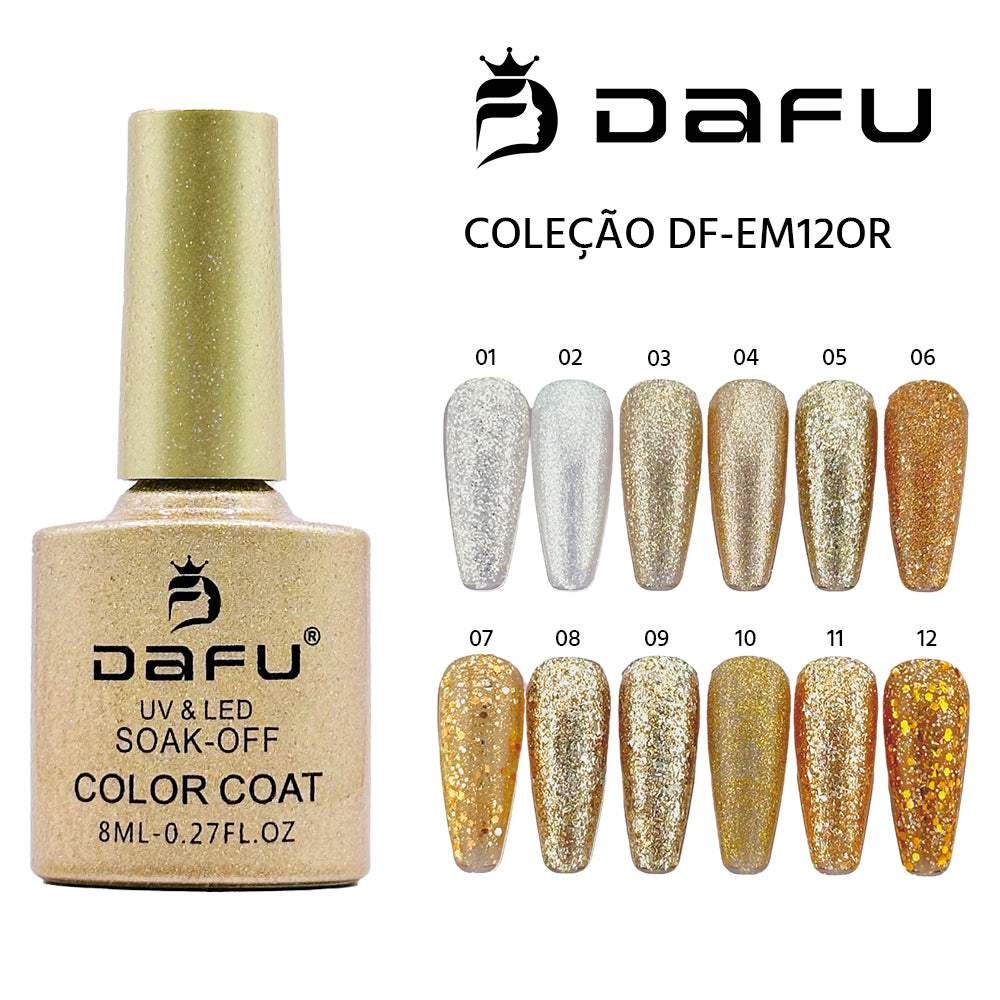 Esmalte em Gel Dafu - DF-EM12OR - Box com 12 unidades