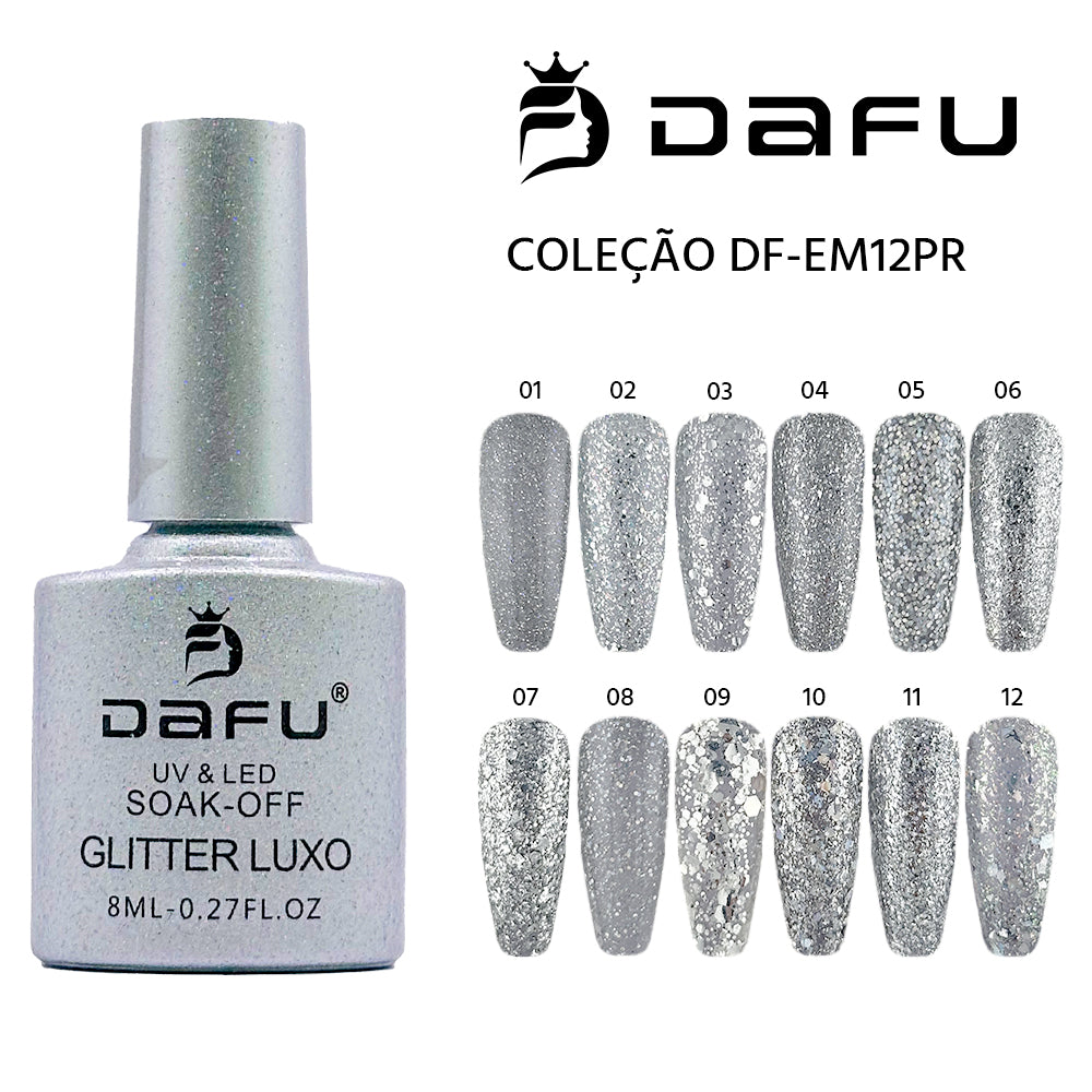 Esmalte em Gel Dafu - DF-EM12PR - Box com 12 unidades