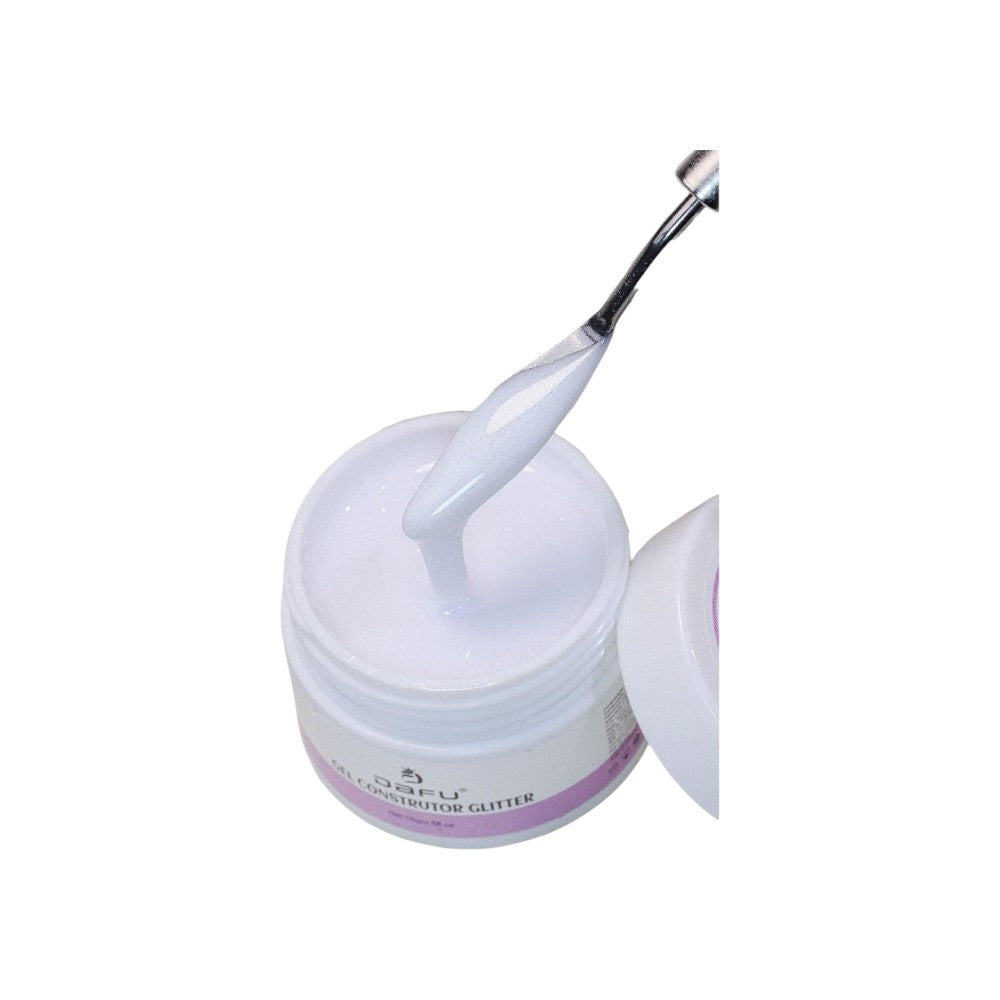 GEL CONSTRUTOR COM GLITTER DAFU DF-GE02-G