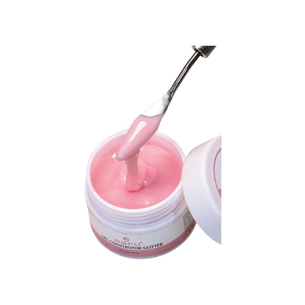 GEL CONSTRUTOR COM GLITTER DAFU DF-GE19-G