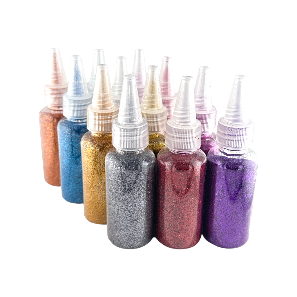 Glitter para Unhas cores sortidas - 12 unidades