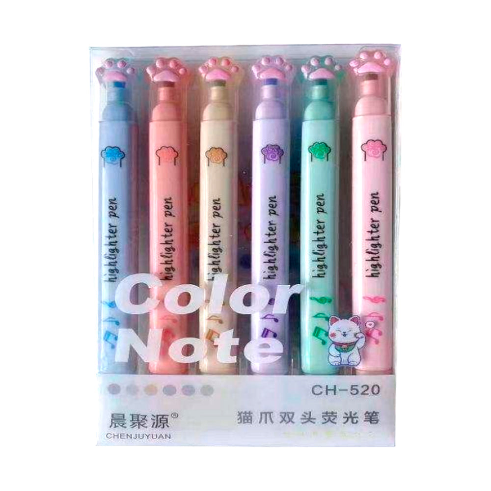 Kit Marca Texto Color Note -24 kits