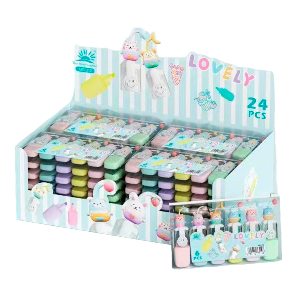 Kit Marca Texto Lovely -  24 Kits