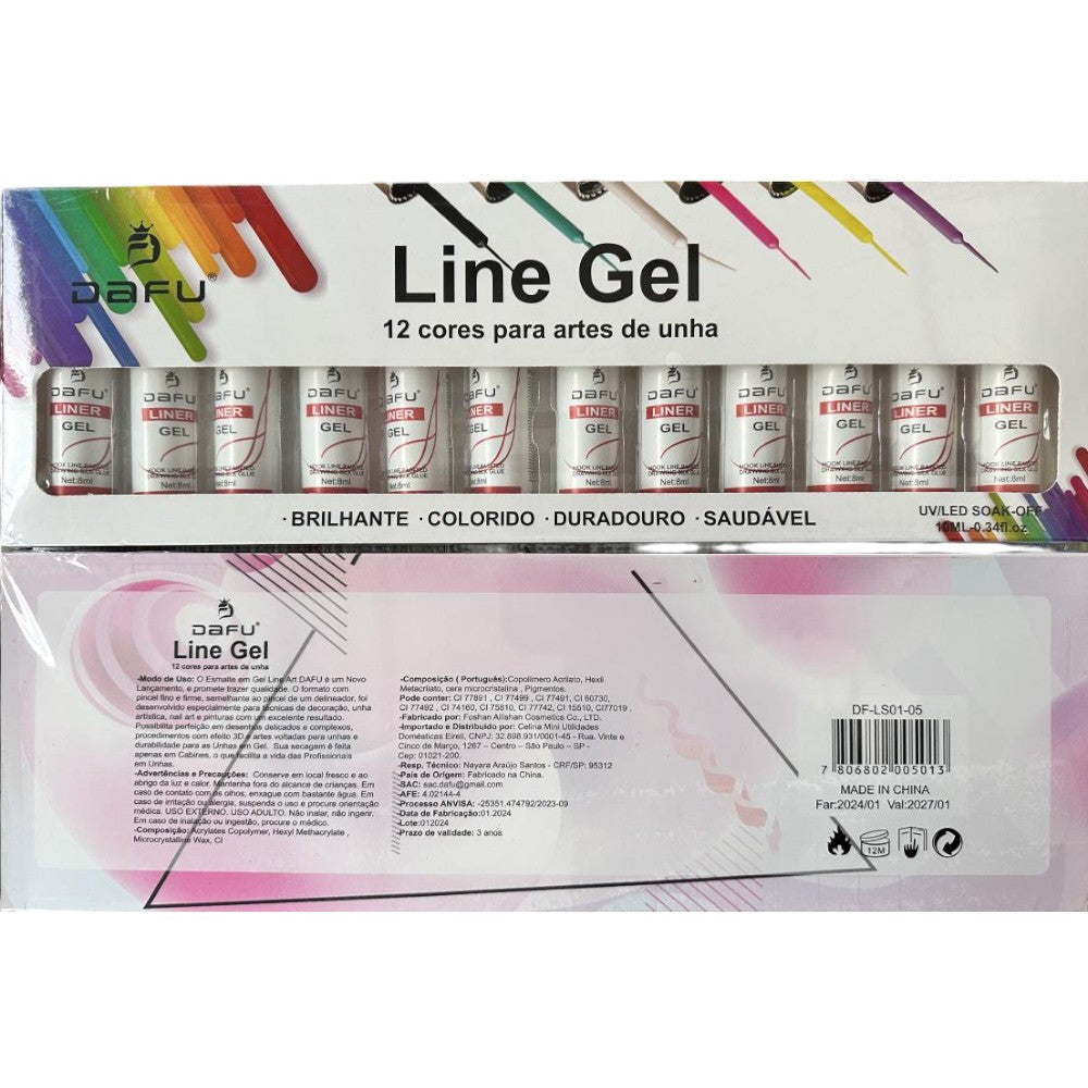 LINE GEL VERMELHO DF-LS01-05