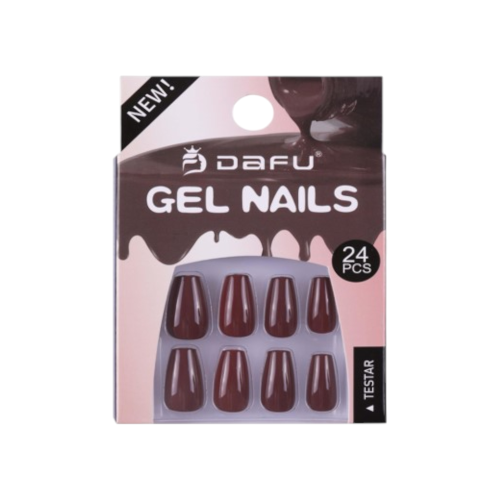 Unhas Postiças Gel Nails Dafu - DF-UNPT24-24