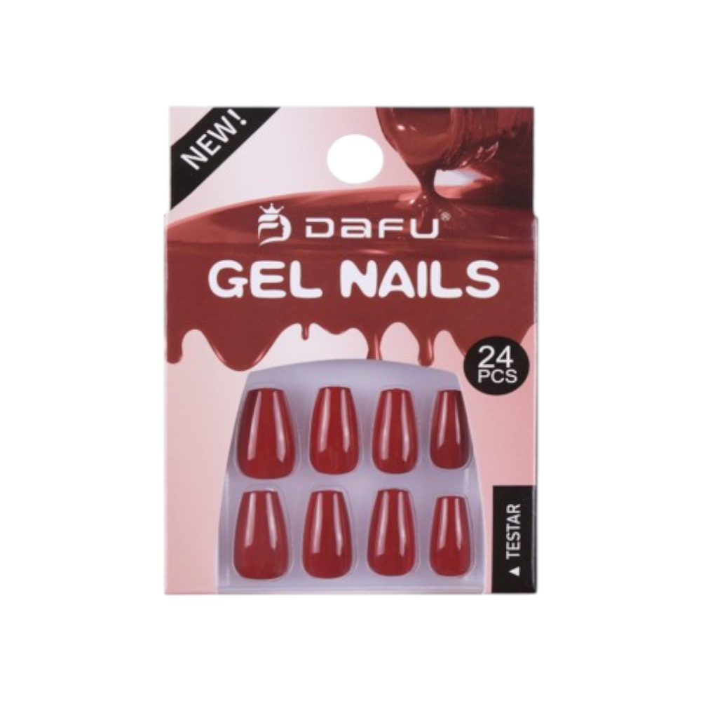 Unhas Postiças Gel Nails Dafu - DF-UNPT24-26