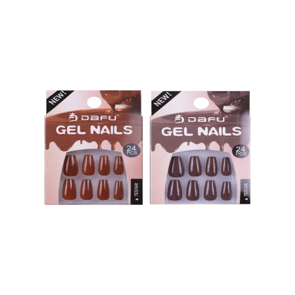 Unhas Postiças Gel Nails Dafu - DF-UNPT24-27/28