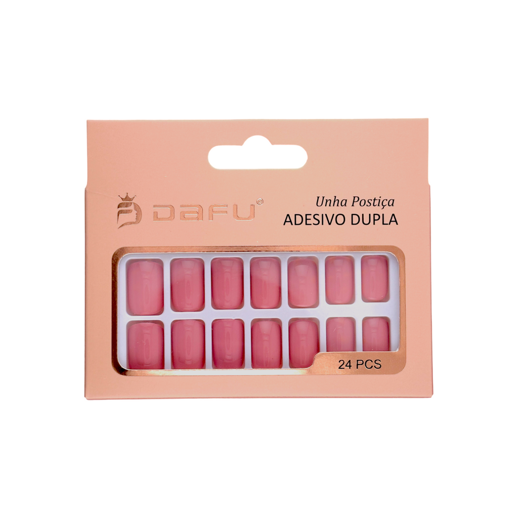 Unha Postiça Adesivo Dupla 24 pcs - 12 kits