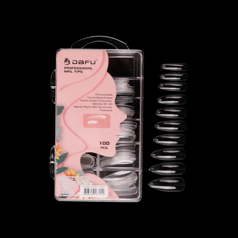 Unha Postiça DF-UP101-N37 - 100 pcs - 12 Kits