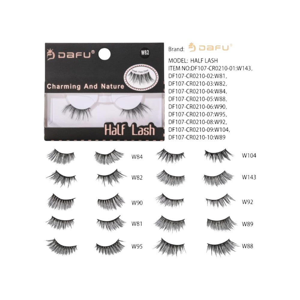 CILIOS POSTIÇOS HALF LASH DAFU DF107-CR0210-01-10