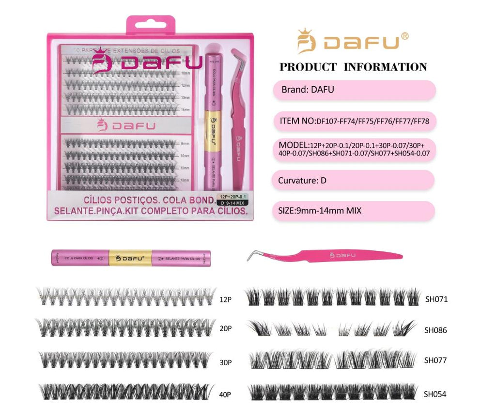 Cílios dafu DF107-FF76