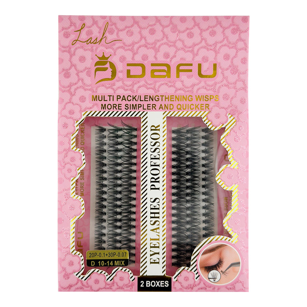 Cílios para Extensão - 20P-0.1+30P-0.07-D-10-14MIX - DF107-FF87