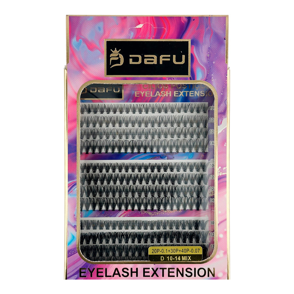 Cílios para Extensão - 20P-0.1+30P+40P-0.07-D-10-14MIX - DF107-FF90
