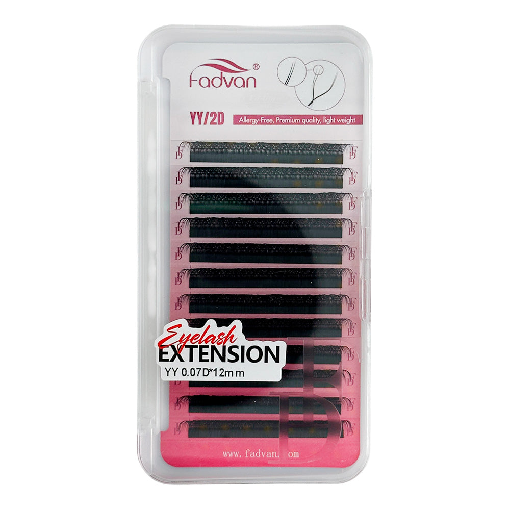 Cílios para Extensão (yy 0.07 D 12mm) - DF114-FF01-12