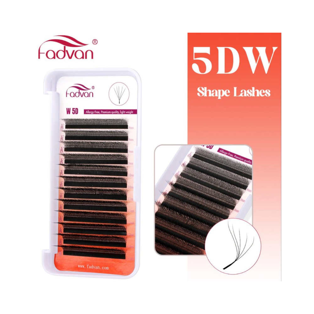 Cílios postiços fadvan W 5DW  0.07D*8-14mm DF114-FF06
