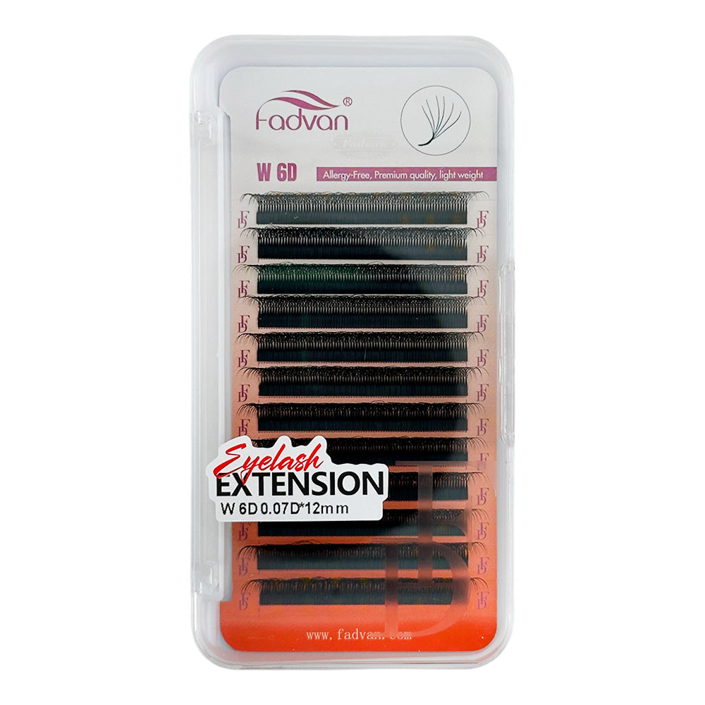 Cílios para Extensão (W 6D 0.07D 12mm) - DF114-FF07-12