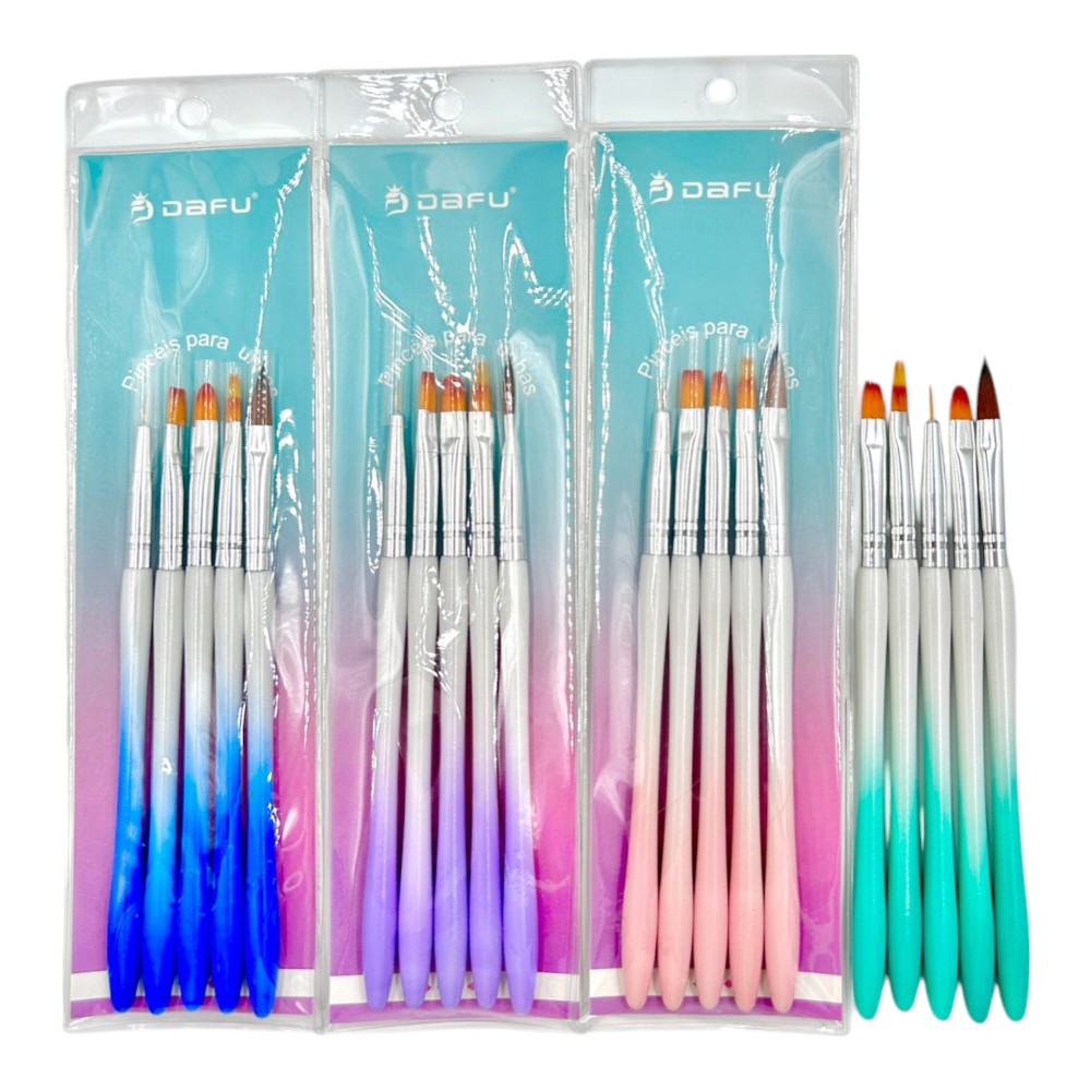 KIT PINCEL DE UNHA DF12-PU12