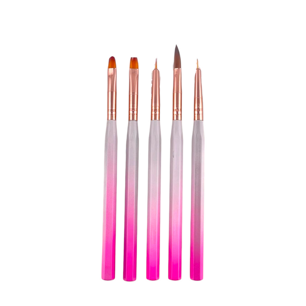 Kit Pincel para Unha (2 cores) Dafu - DF12-PU15