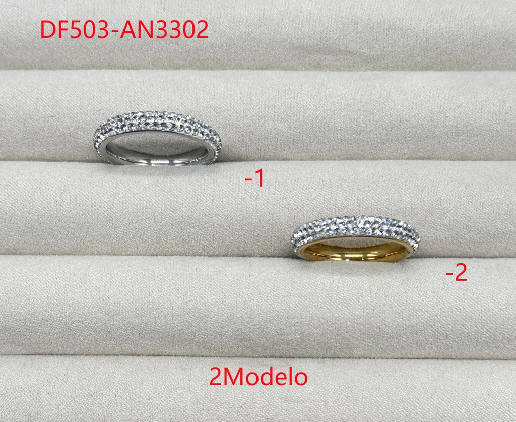 ANEL AÇO PRATA DF503-AN3302-1