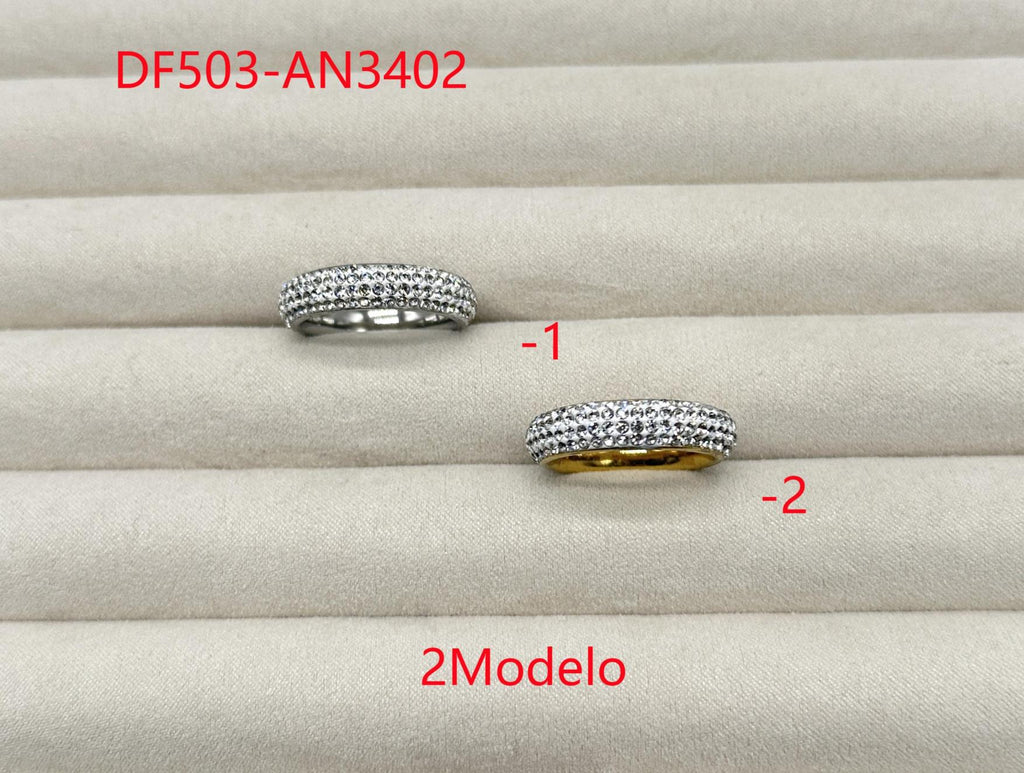 ANEL AÇO PRATA DF503-AN3402-1