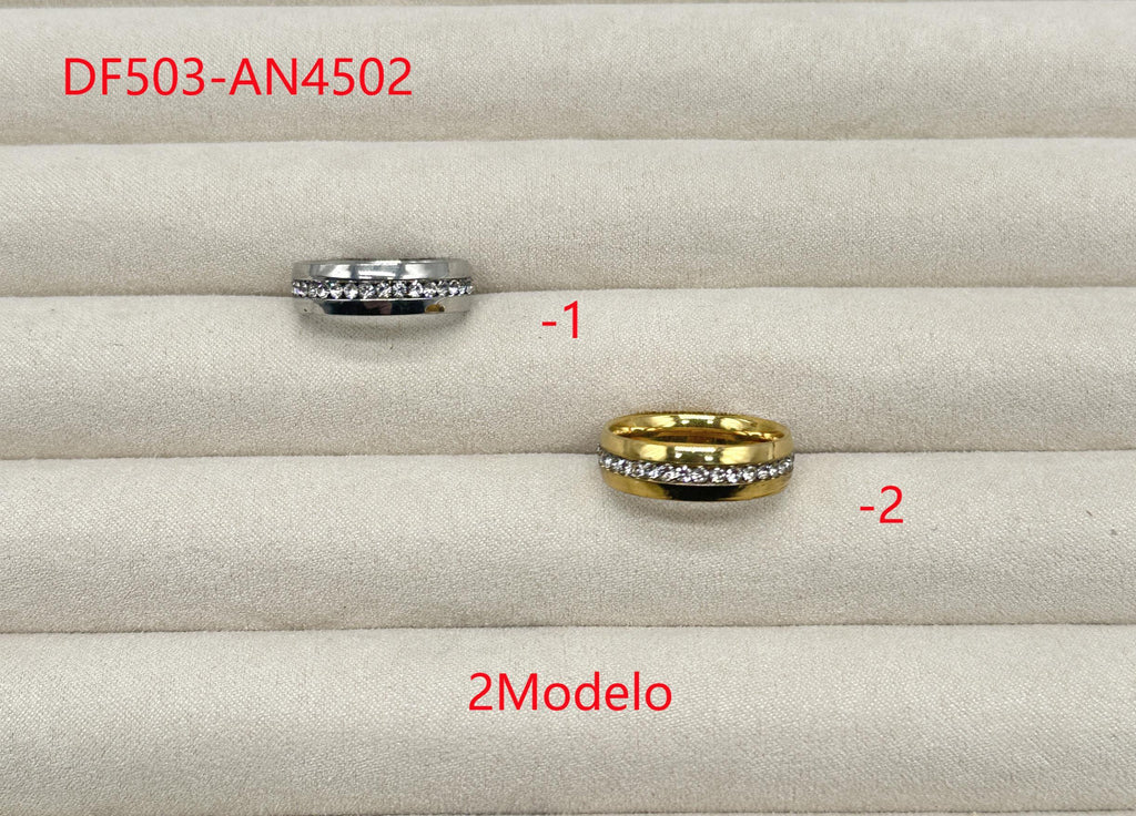 ANEL AÇO PRATA DF503-AN4502-1