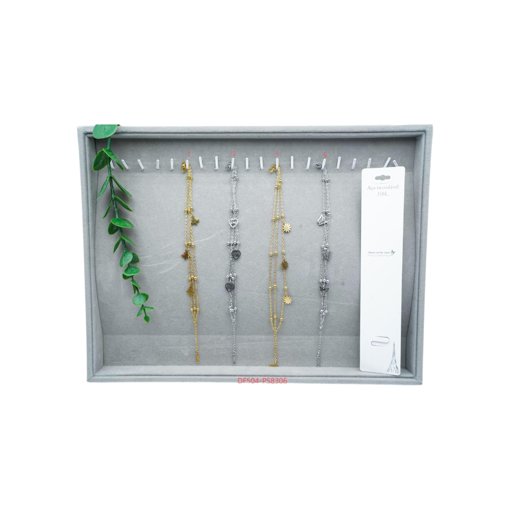 Pulseira Aço Inoxidável Dafu (4 modelos) - DF504-PS8306-1-6