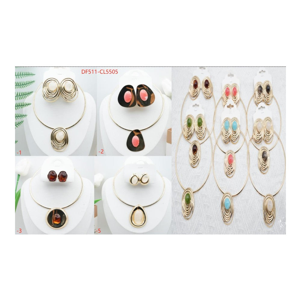 Kit brinco e colar -DF511-CL5505-1-5