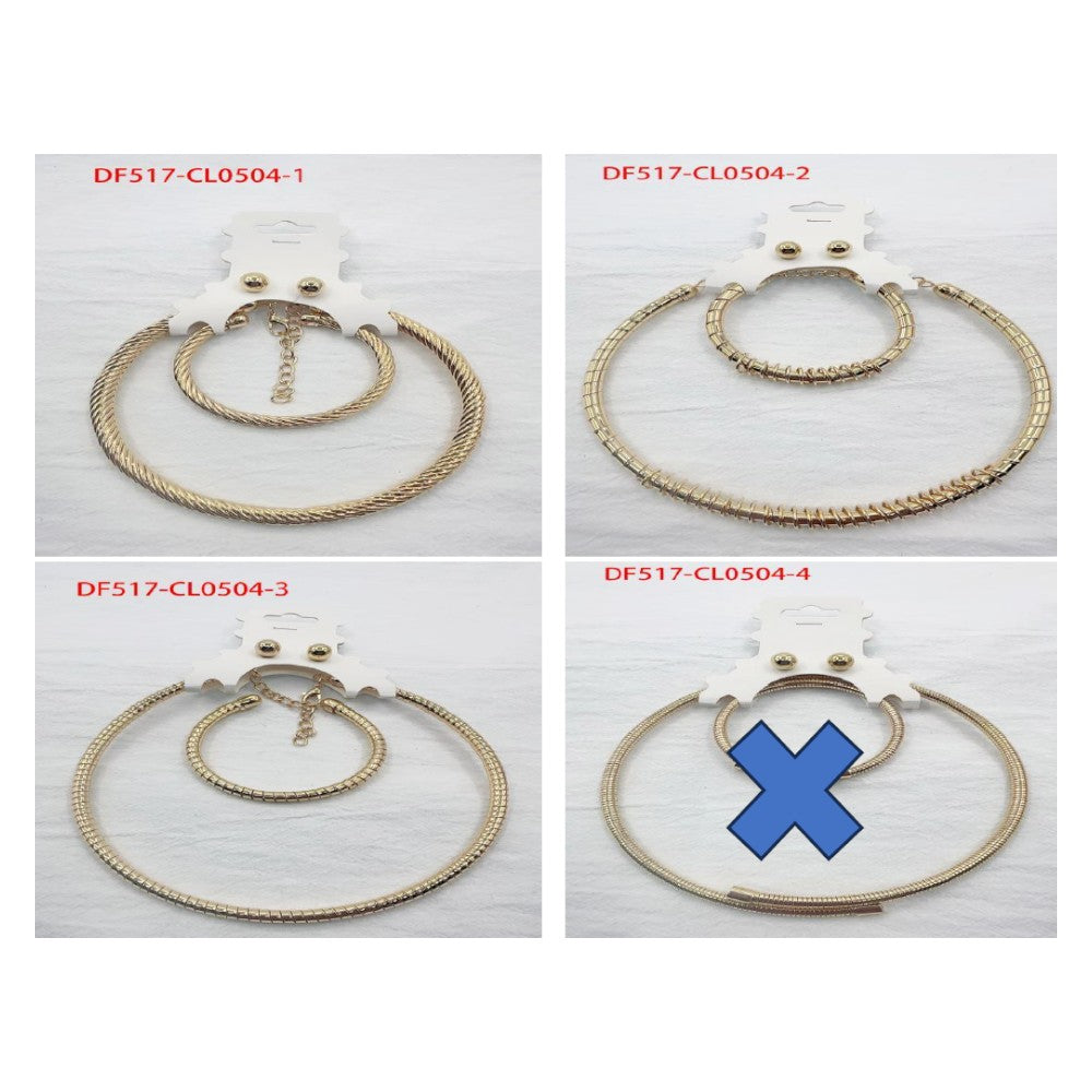 COLAR E PULSEIRA DF517-CL0504-1-4