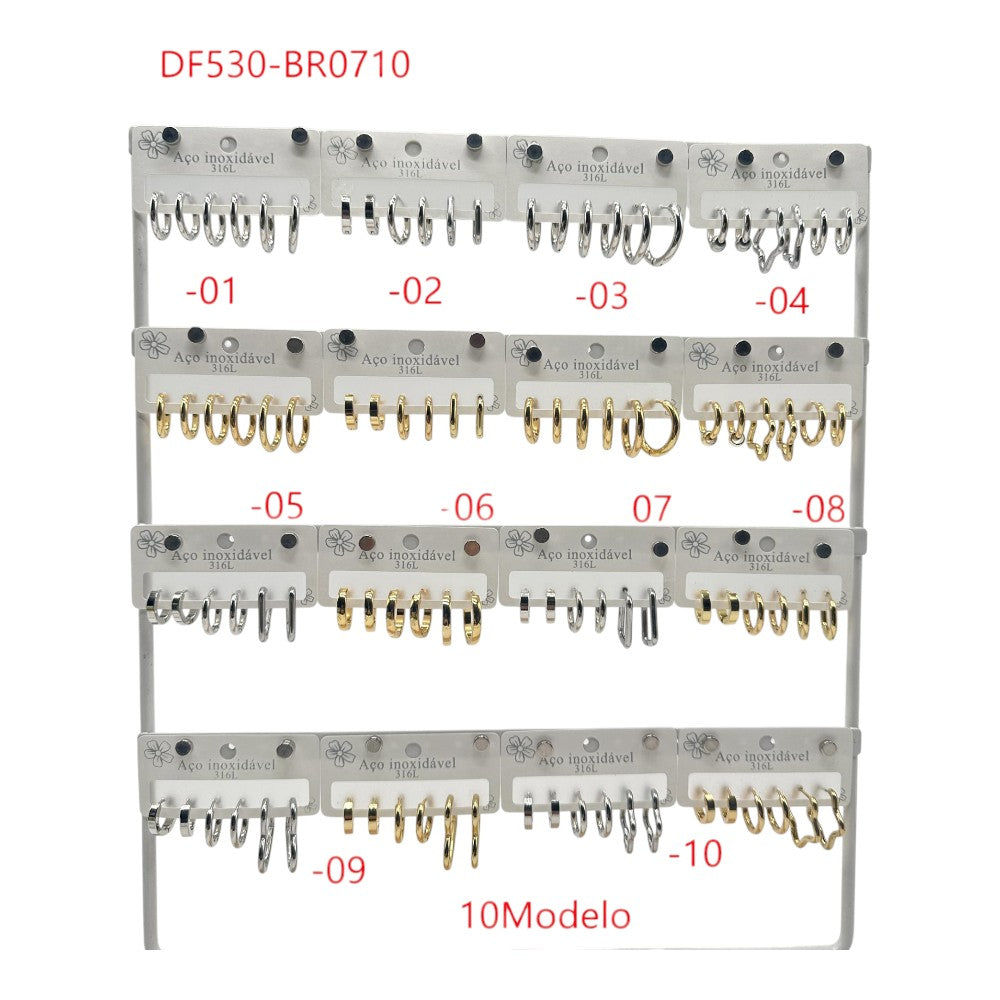 BRINCO AÇO DF530-BR0710-01~10