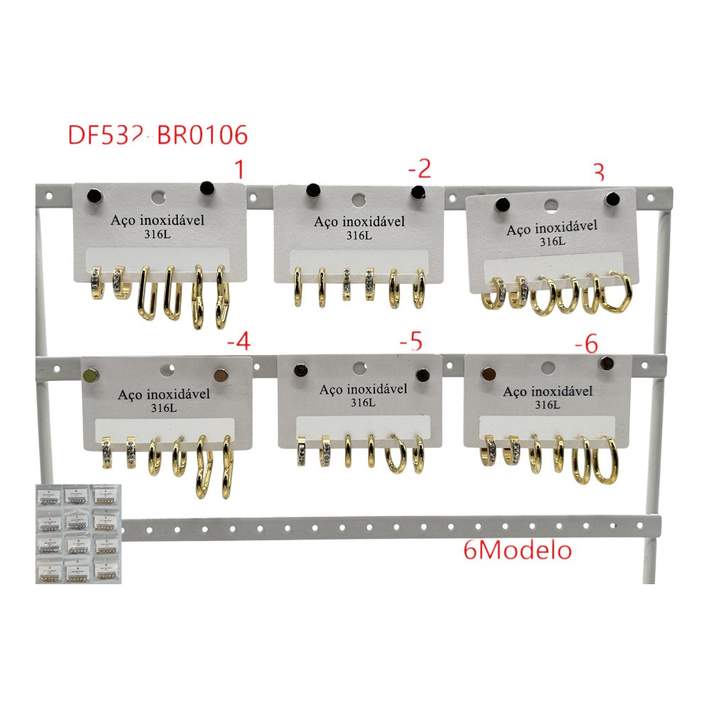 BRINCO AÇO DF532-BR0106-1~6